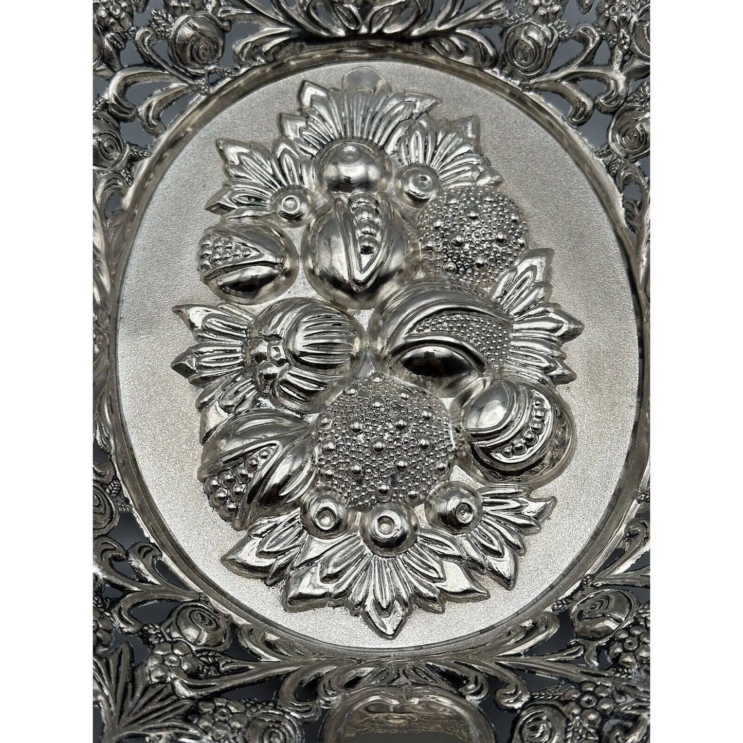 Decorative Handmade Rare Fruit Filagree Bowl made in Germany