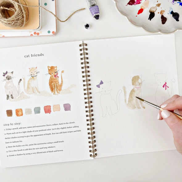 watercolor workbook animals