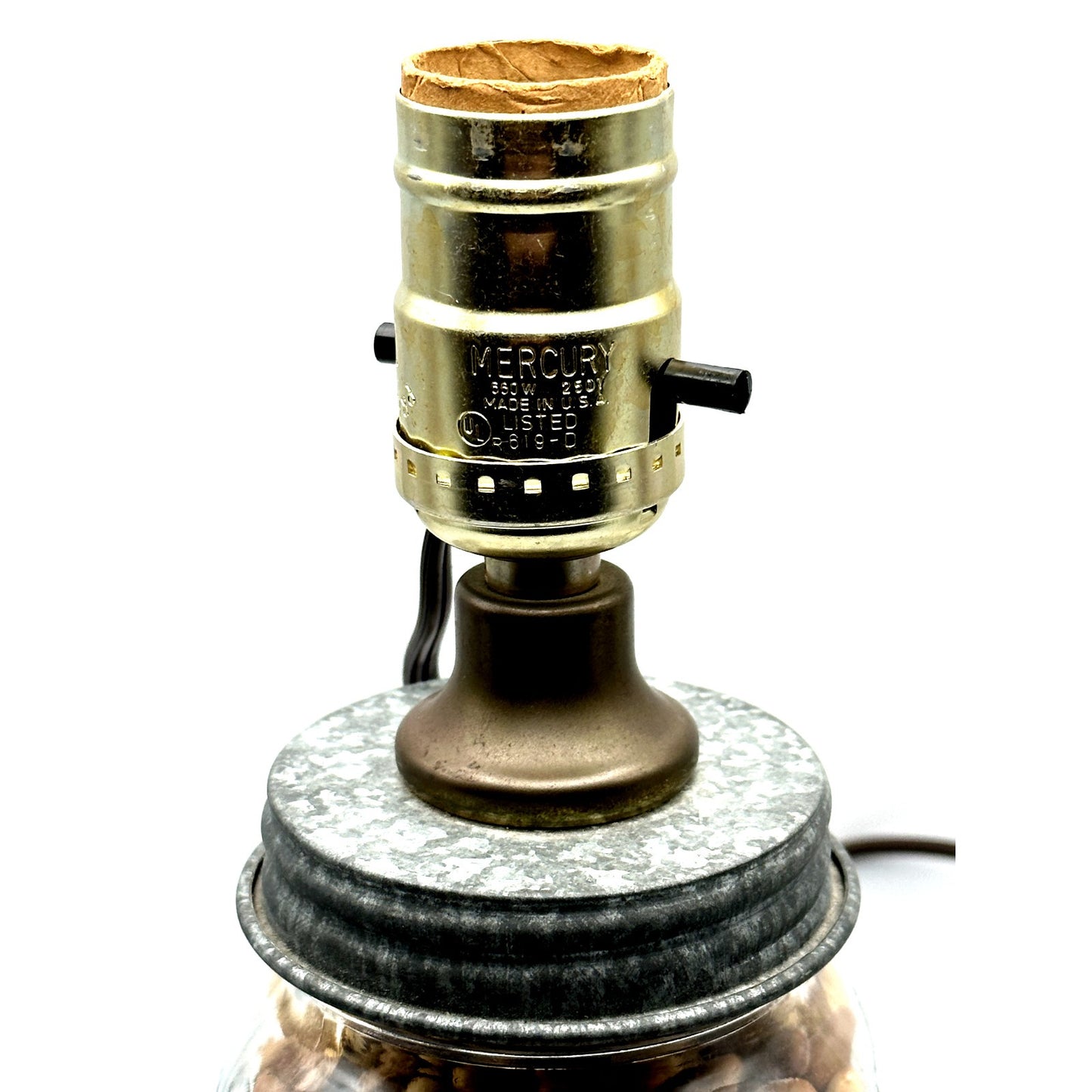 Atlas Mason Jar Small Lamp