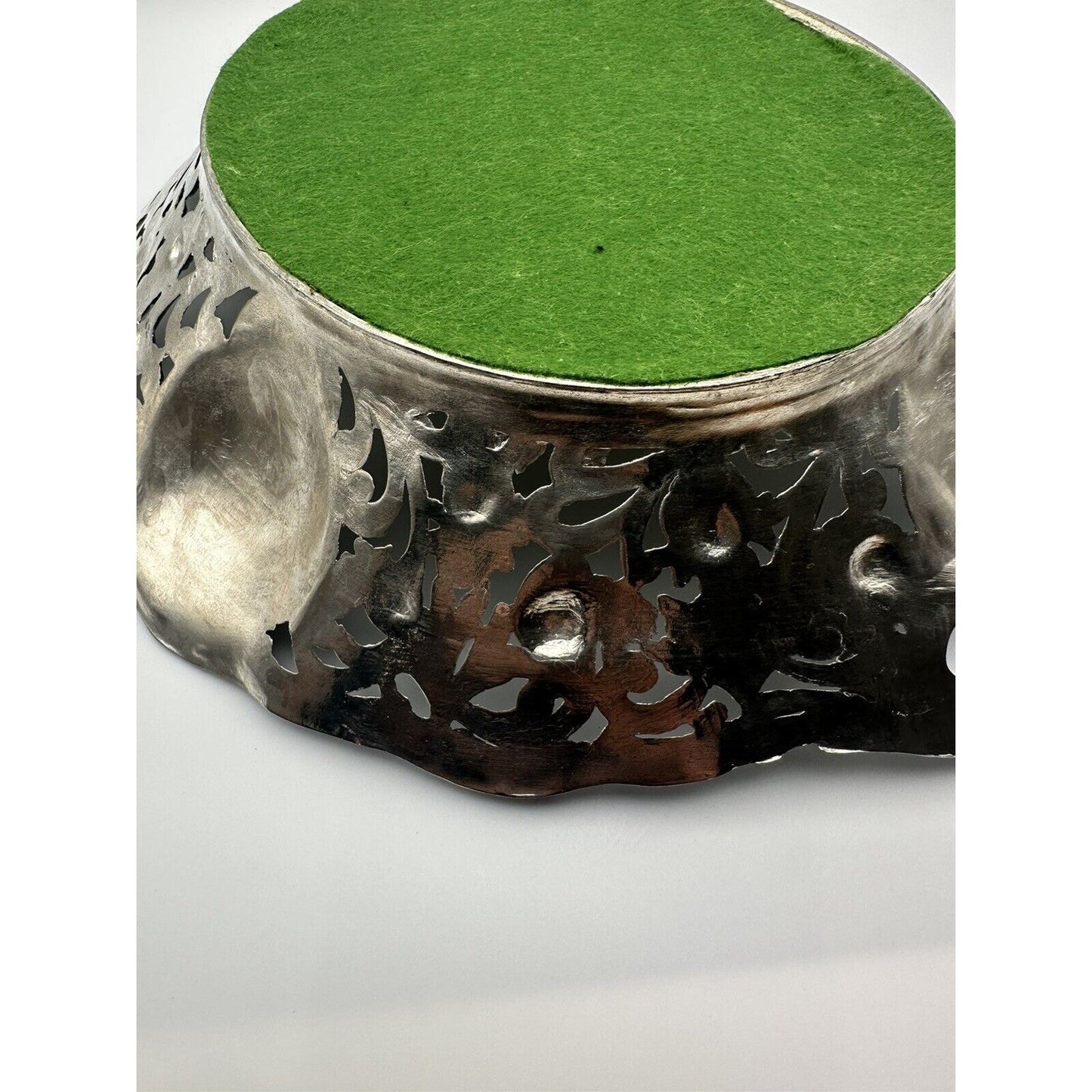 Decorative Handmade Rare Fruit Filagree Bowl made in Germany